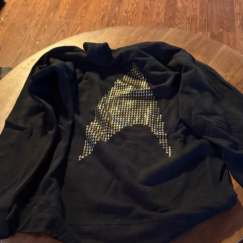 Her Universe Black Turtleneck with Gold Pattern